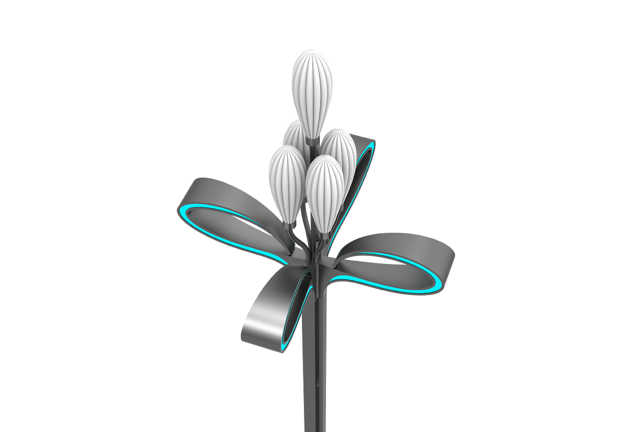 海清图文原创景观灯设计——“含苞待放”户外景观灯